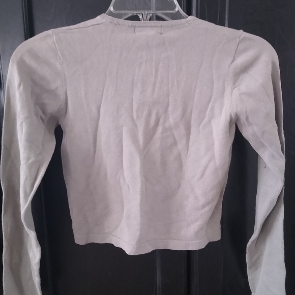 Y2K Esprit grey cropped sweatshirt - Picture 2 of 3